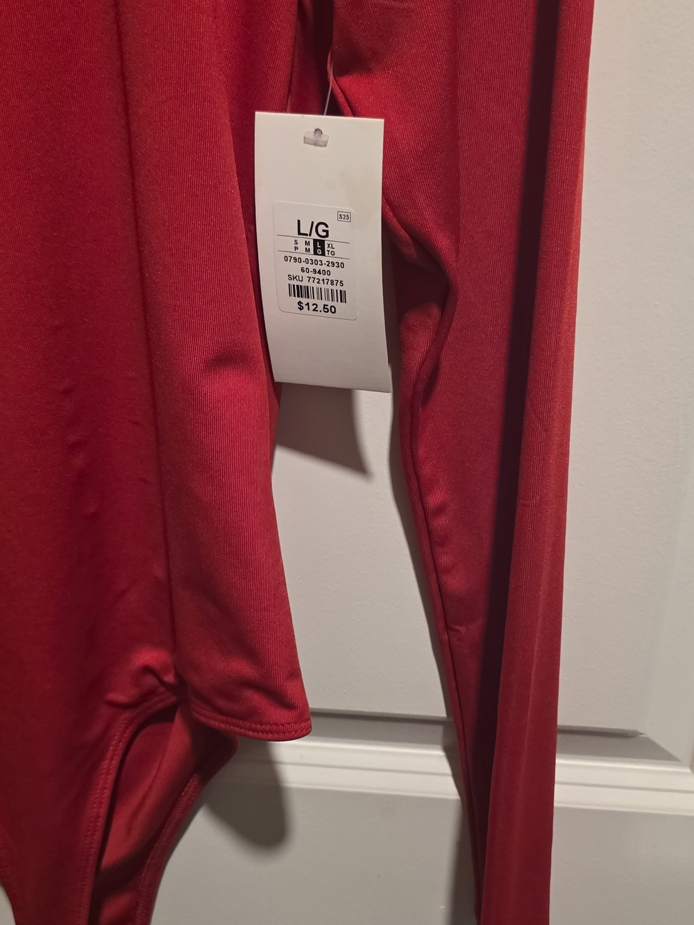 Red Long-Sleeve Bodysuit - Women Intimates & Sleepwear